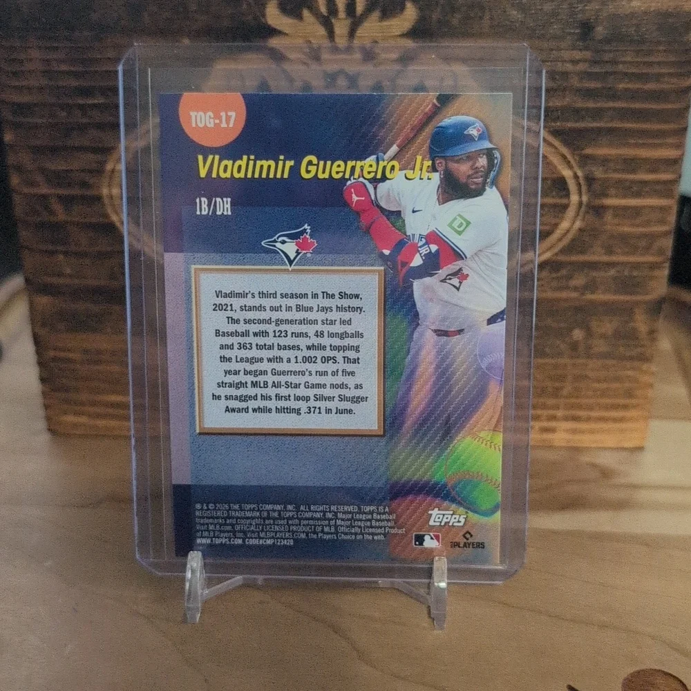 2026 Topps Vladimir Guerrero Jr. Titans Of The Game Blue Jays - Picture 2 of 2